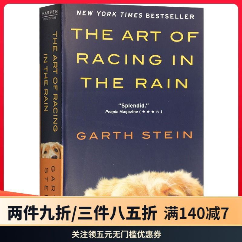 英文原版小说 the art of racing in the rain 我在雨中等你  雨