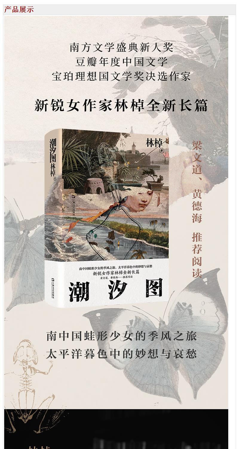 書潮汐圖林棹豆瓣年度作者當代文學精裝正版書上海文藝出版社長篇| 露天