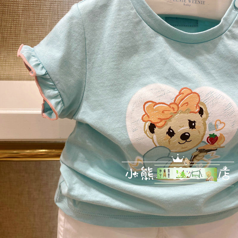 Summer clothes Winnie the Pooh girls' clothes for babies and girls pure cotton short-sleeved T-shirt T0RA202453A