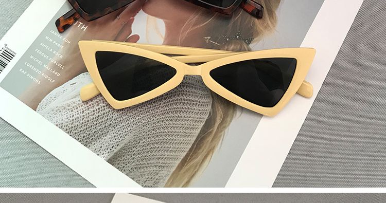 2024 New Sunglasses Retro Triangular Cat Eye Sunglasses Quadrilateral Butterfly Sunglasses_voghion.com