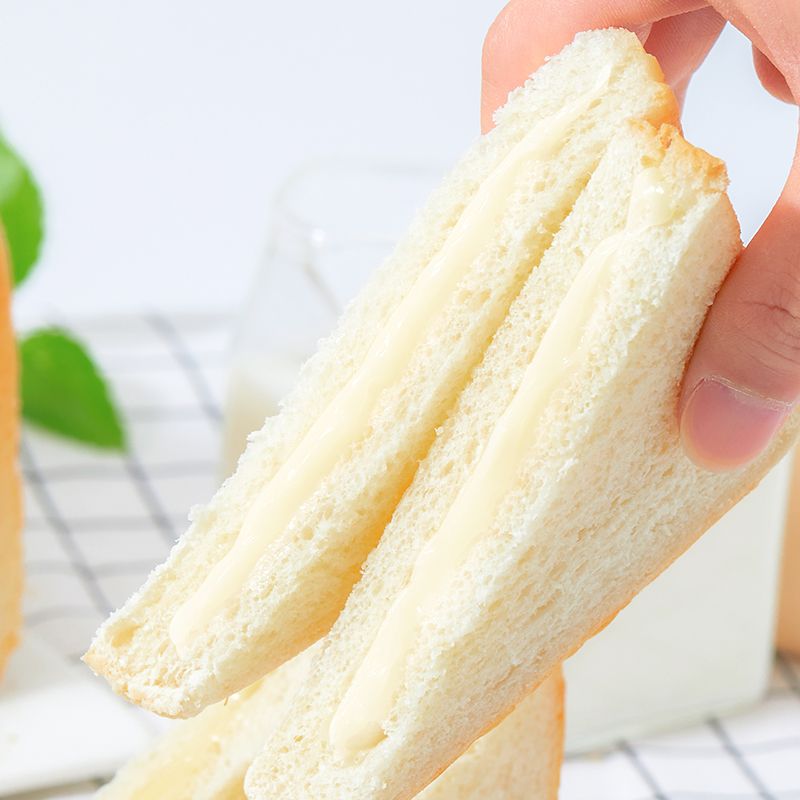 【7.9抢一箱】乳酸菌吐司切片夹心软面包特价整箱休闲营养代早餐
