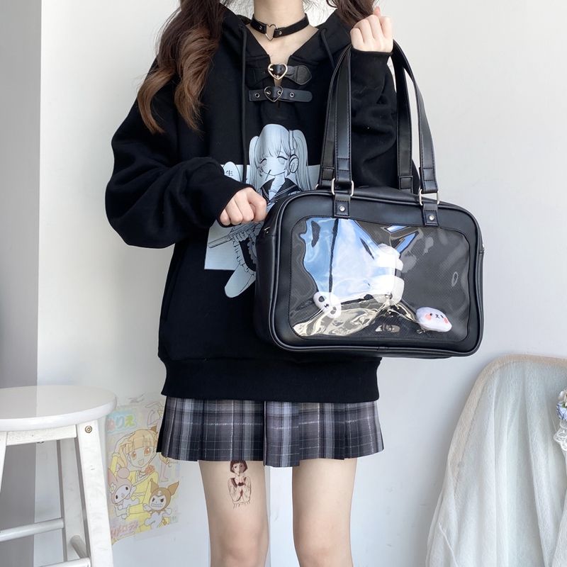 小野仙子日系透明徽章痛包娃包女可愛jk制服手提斜挎包學生二次元