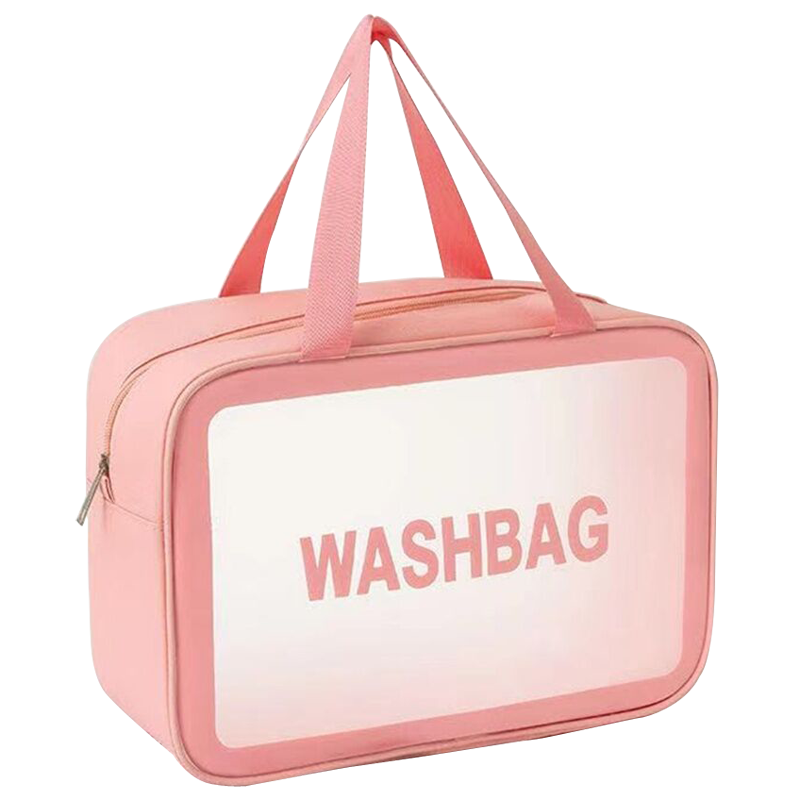 Internet celebrity waterproof cosmetic bag ins storage bag portable travel transparent large-capacity wash bag cosmetic storage bag
