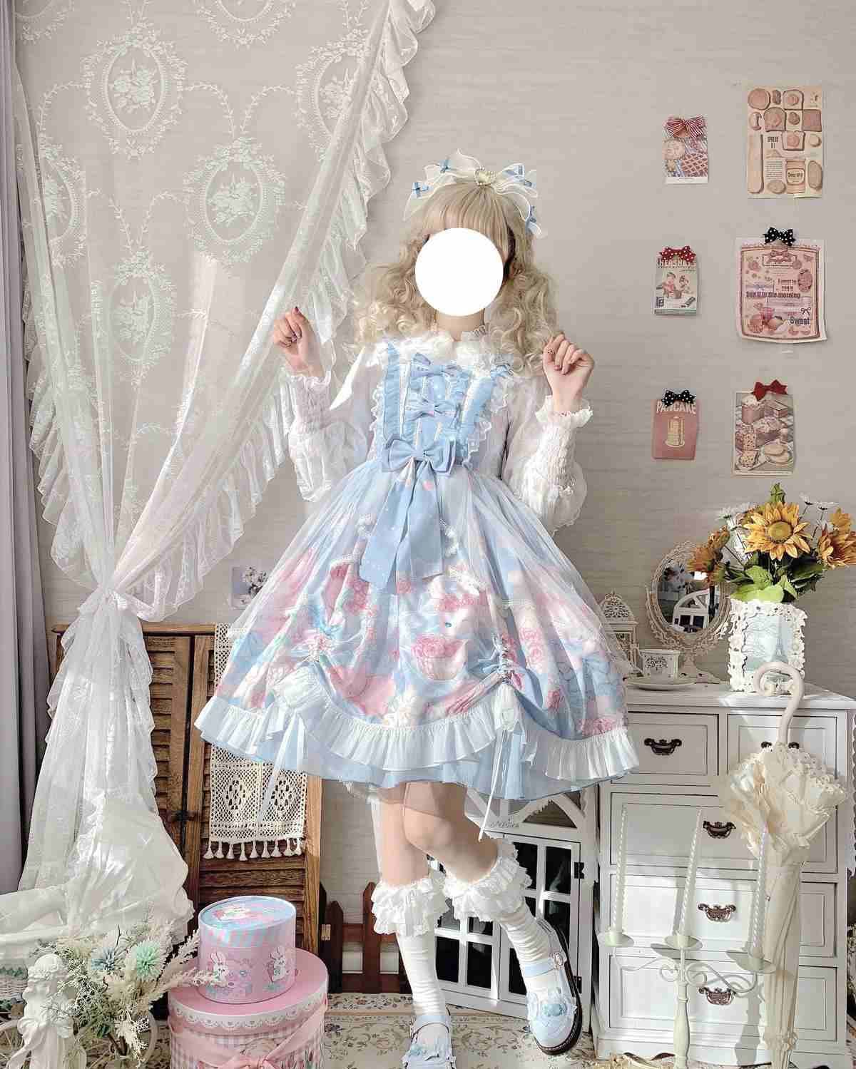 2025年新作店長おすすめ！洋装 ロリータ 小花兎 洋装大尾曳 jsk 