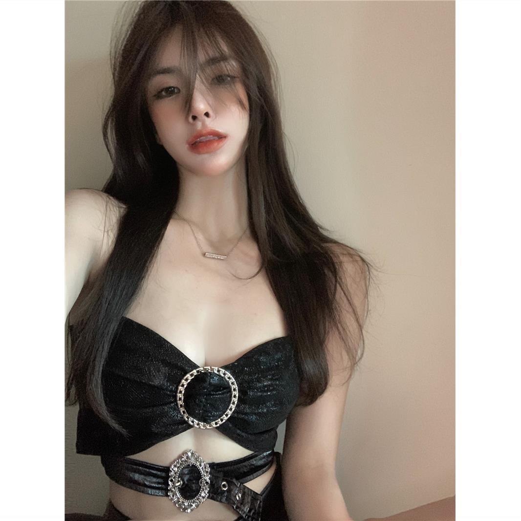 純欲性感抹胸內衣女夏季熱辣妹無肩帶吊帶小背心內搭上衣外穿裹胸