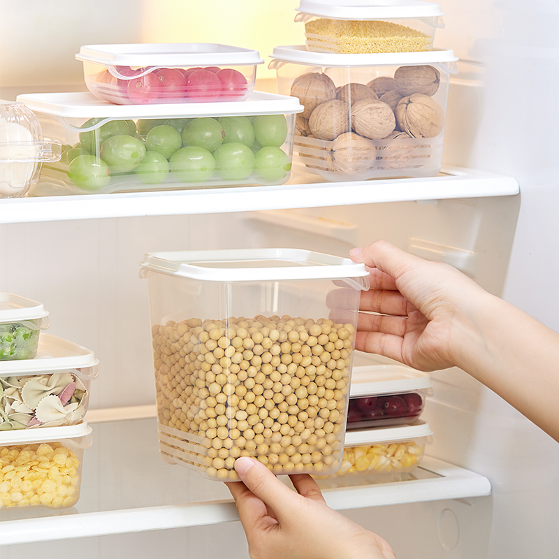 网易严选保鲜盒食品级冰箱食物收纳盒防潮储物盒10件套密封家用