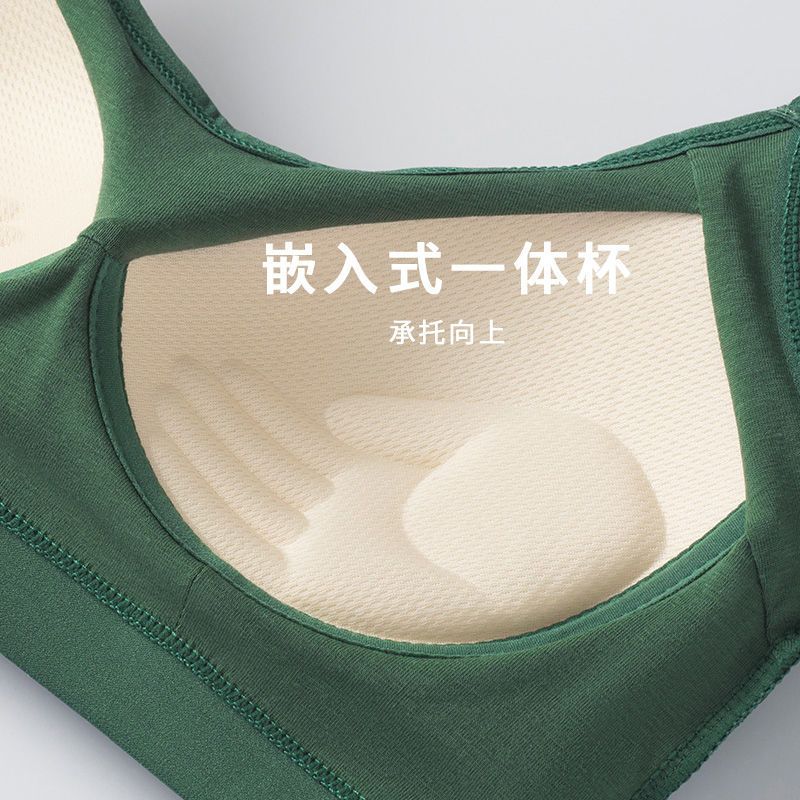 Ou Shibo 2022 new tube top underwear big breasts show small anti-sagging wrapped chest bra can be worn outside sports suit women