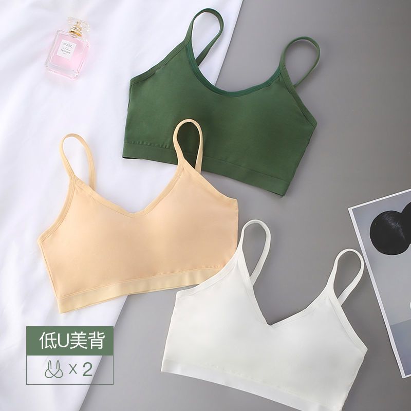 Ou Shibo 2022 new wrapped chest underwear women gathered anti-sagging bra female tube top beautiful back sports vest bra