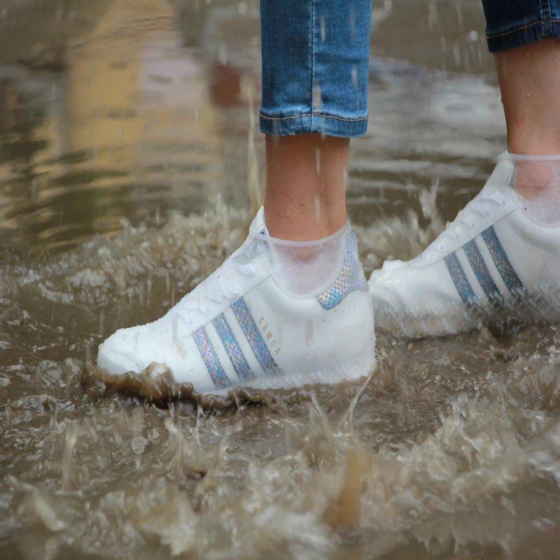 雨鞋套男女硅胶鞋套防水雨天加厚耐磨底儿童防滑家用防雨下雨室内