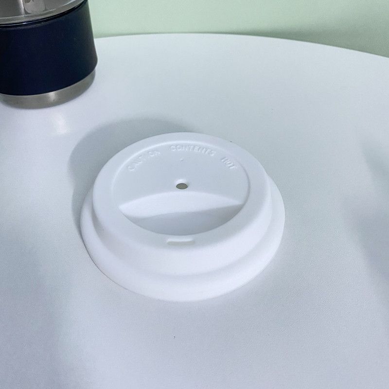硅胶马克杯盖 陶瓷杯玻璃杯咖啡水杯子圆形通用防尘带孔可配提手
