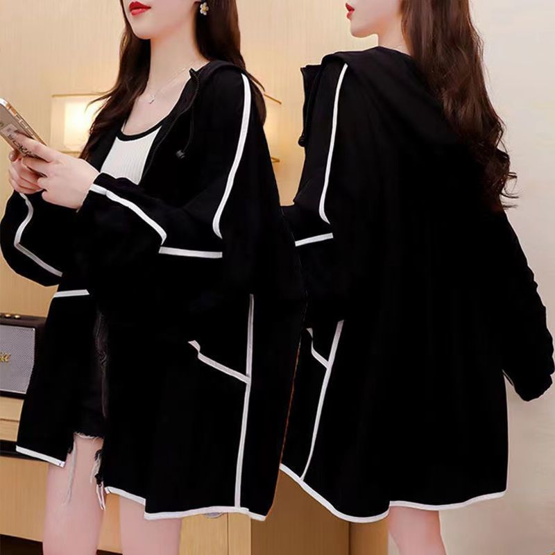Sunscreen clothes women's summer anti ultraviolet ice silk sunscreen shirt breathable ultra-thin design sense of minority foreign style sunscreen clothes