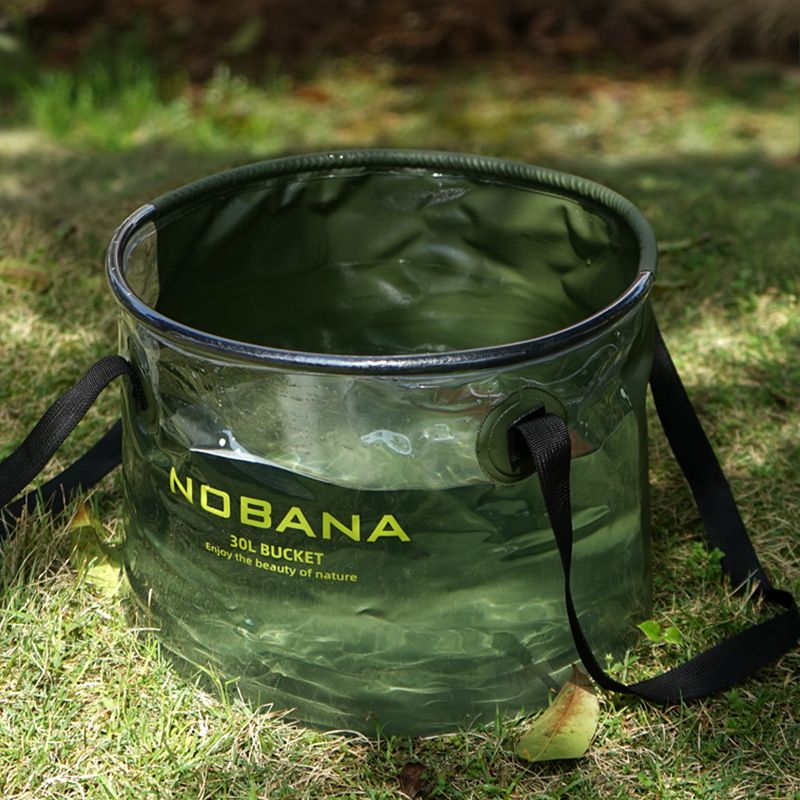 Seau de camping pliable portable pour vaisselle et pêche_voghion.com