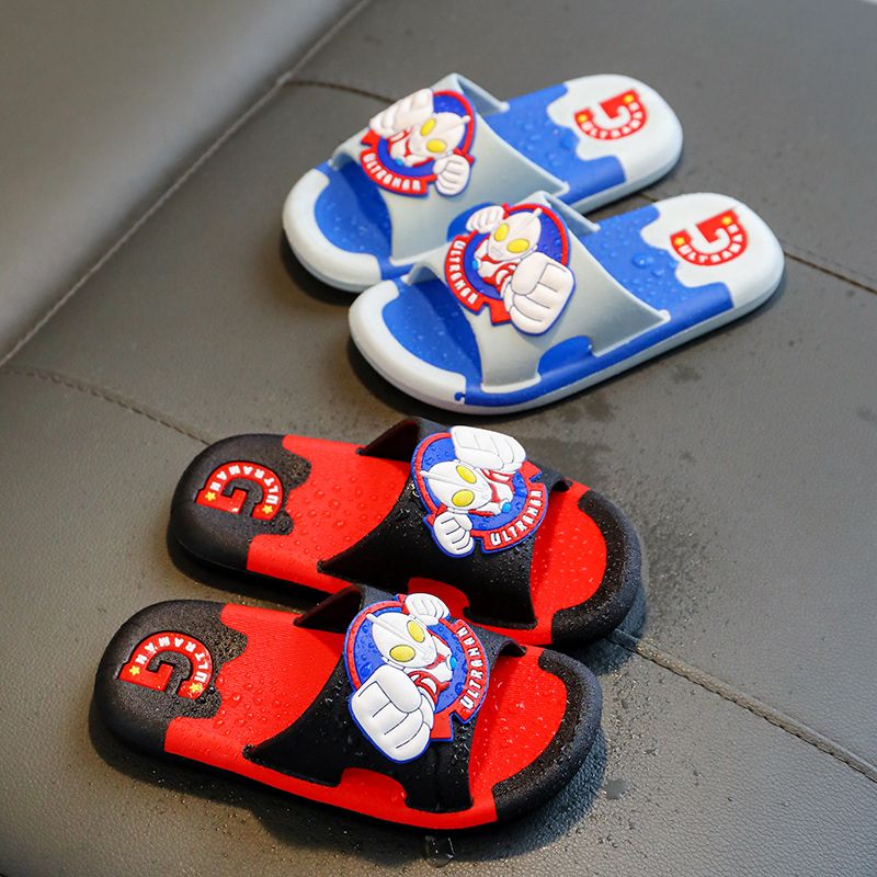 Altman children's sandals and slippers summer boys and girls cartoon non-slip soft bottom parent-child baby children's sandals and slippers for children