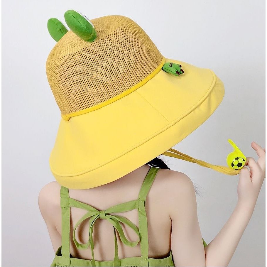 Children's sunscreen breathable hat girls summer UV protection sun hat boys big brim outdoor sun hat baby