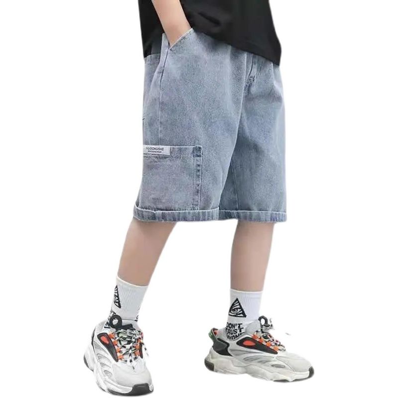 Zhongda children's denim shorts  new five-point pants boys pants summer thin cotton Korean fashion trend