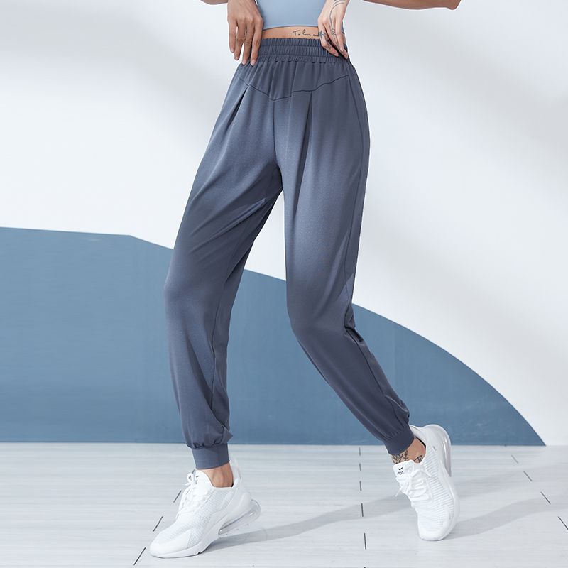范斯蒂克运动长裤女薄宽松显瘦透气速干休闲健身裤冰丝跑步瑜伽裤