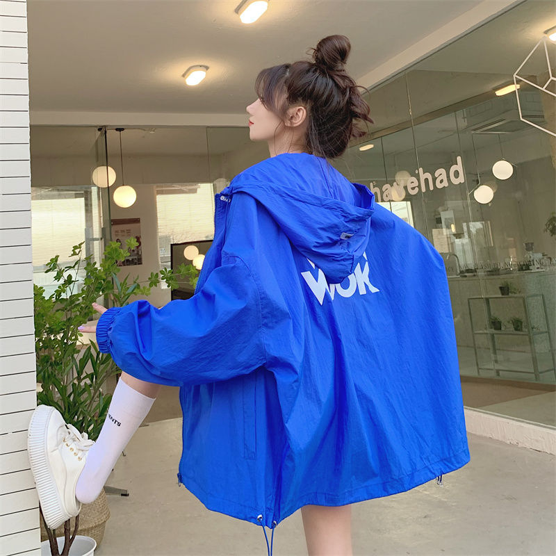 Sun protection clothing women's summer thin breathable jacket design niche 2022 new fashion oversize sun protection clothing