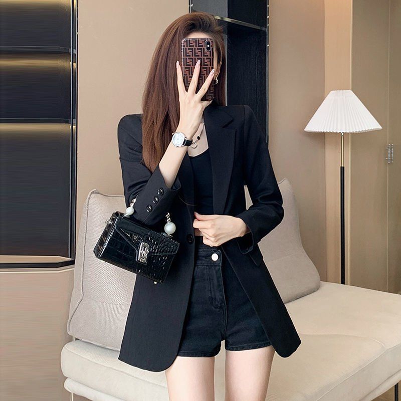 High-end suit jacket women's design sense niche top  new spring and autumn Korean style casual professional suit