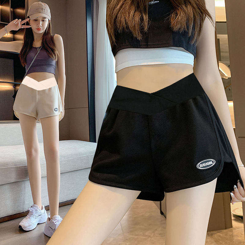 孕婦短褲女夏季薄款外穿闊腿低腰打底褲女春秋休閒安全純棉褲夏裝
