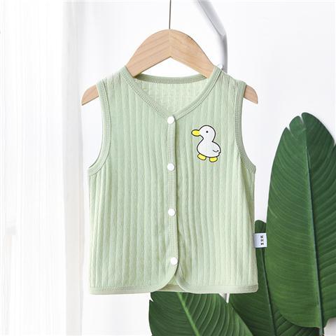 Baby vest summer thin section children's small vest boys and girls vest pure cotton mesh outer wear spring vest 6 years old
