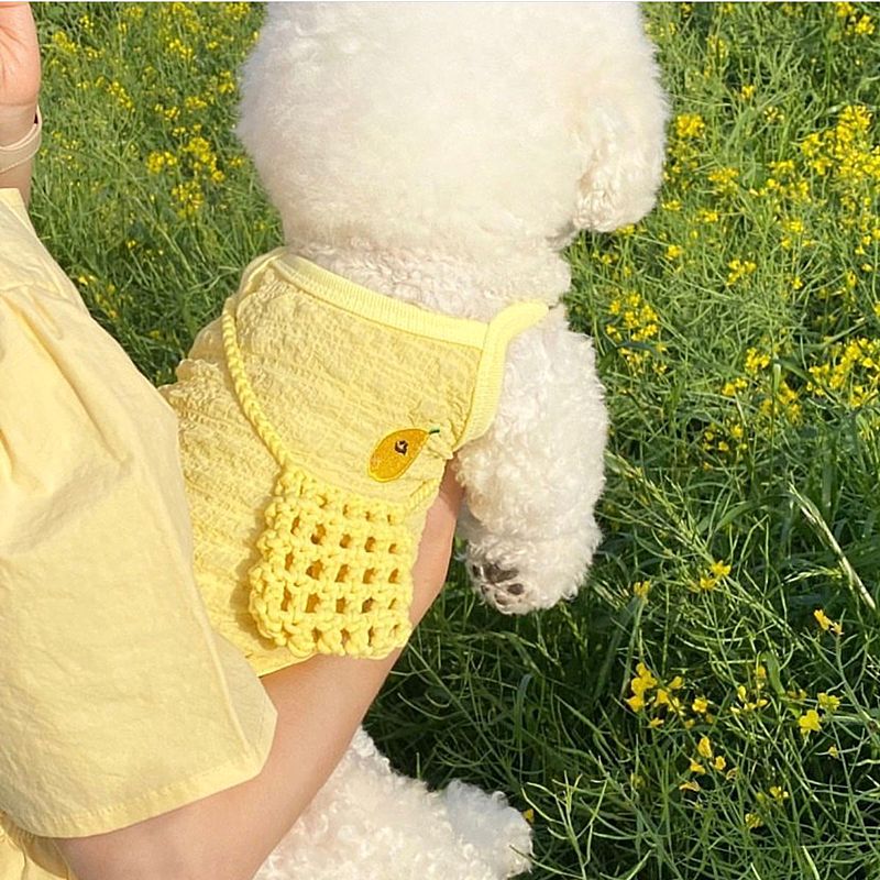 Dog Clothes Summer Teddy Bears Summer Sling Pet Cat Small Puppy Pomeranian Spring/Summer Thin Tank Top