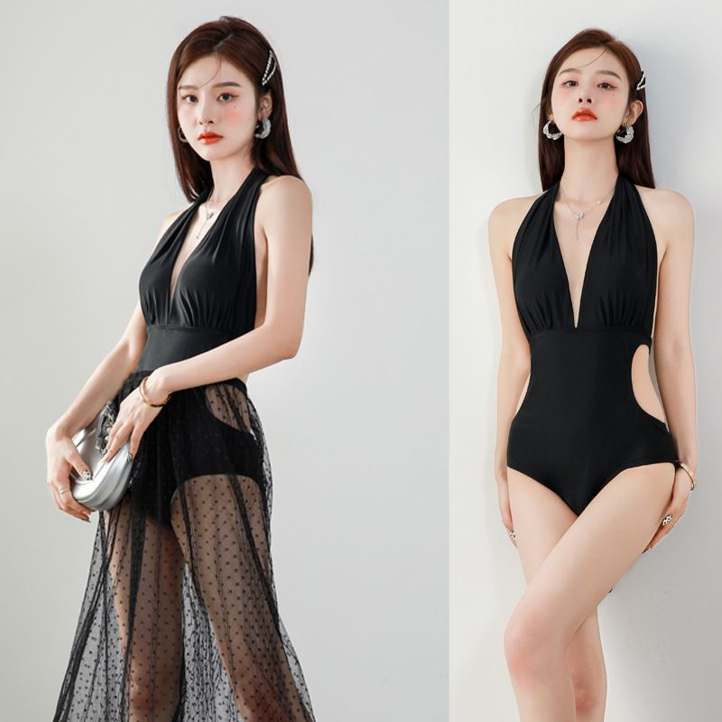 Summer women's swimsuit pure desire style 2023 new hot style net red ins Korean version sexy backless thin hot spring swimsuit