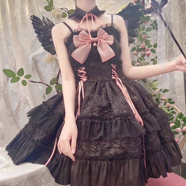 Han Mushroom Cool {spot}~factory original design Lolita little devil dress dark gothic jsk suspender dress