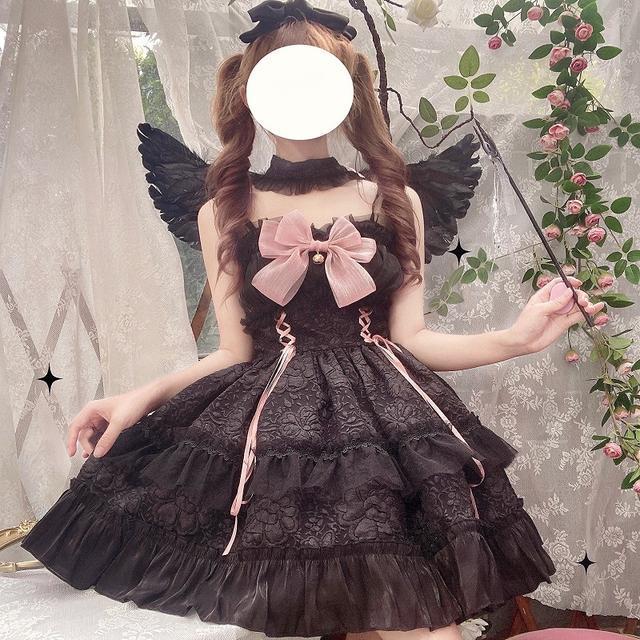 Han Mushroom Cool {spot}~factory original design Lolita little devil dress dark gothic jsk suspender dress