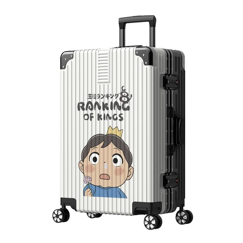 行李箱女日系卡通涂鸦子母旅行箱加厚大容耐用铝框拉杆箱男20寸