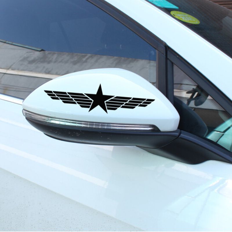 创意五角星遮挡划痕刮痕贴 个性车门贴纸拉花改装装饰车身车贴