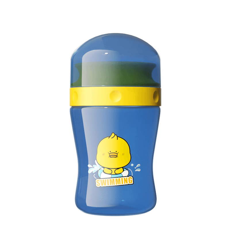 Hundred-year-old Manji PPSU cartoon training cup baby baby learning drink cup children drinking water and milk cup