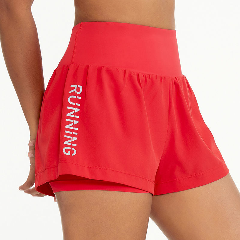 范斯蒂克运动短裤马拉松透气健身裤晨跑步训练速干网球裙女防走光