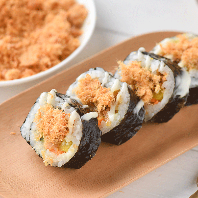肉松寿司专用肉粉松海苔碎拌饭烘焙桶装批发即食海苔肉松小贝原料