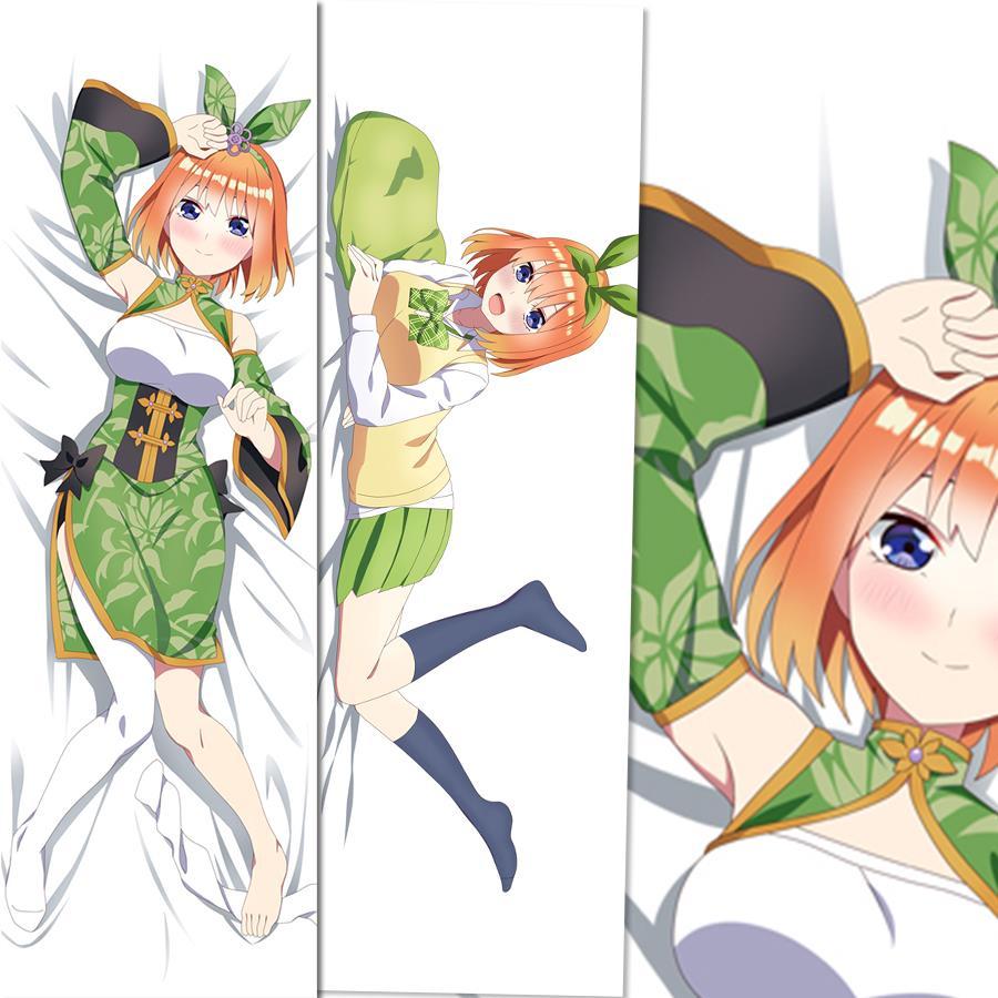 五等分的花嫁中野四叶周边二次元动漫双面靠枕等身抱枕套礼物包邮