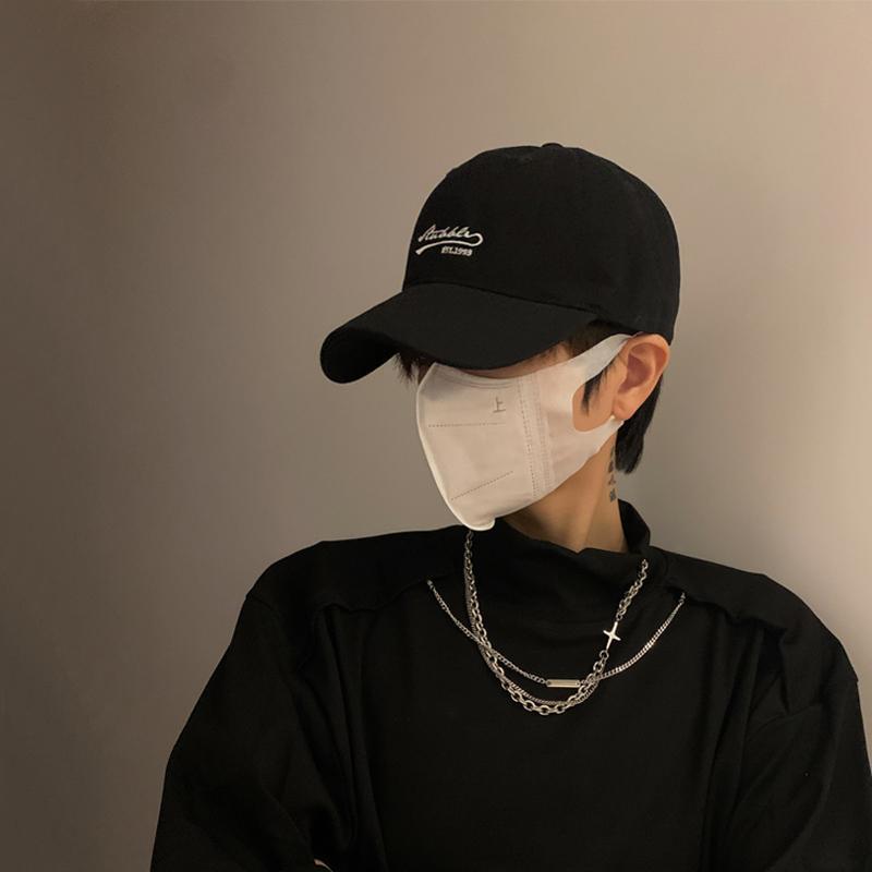 Baseball cap for men, peaked cap for boys, casual and versatile spring and summer sun hat, Korean version, new black hat, men's trendy