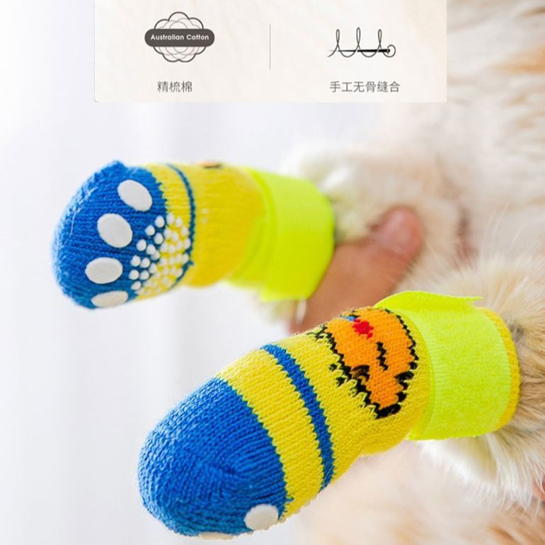猫咪专用鞋子袜子防止猫咪抓人防脏外出猫爪脚套小猫夏季宠物鞋套