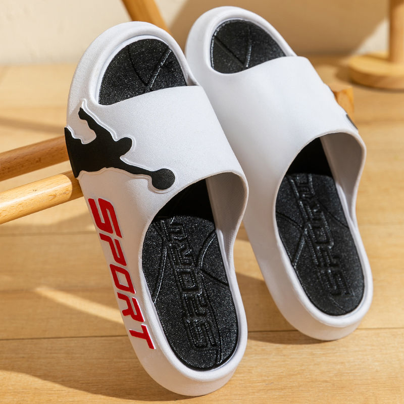 Big children's slippers summer boys go out durable children boys home home thick bottom non-slip sports sandals and slippers male