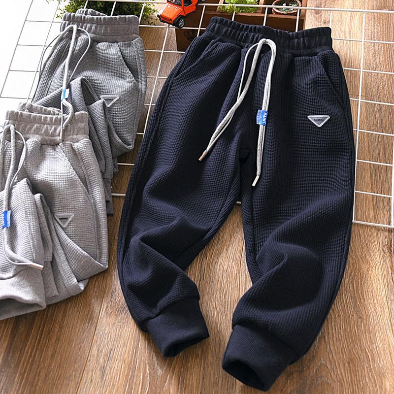 Boys' trousers spring, autumn and winter  new style bombing street big children's casual cotton pants children's clothing sports trousers tide
