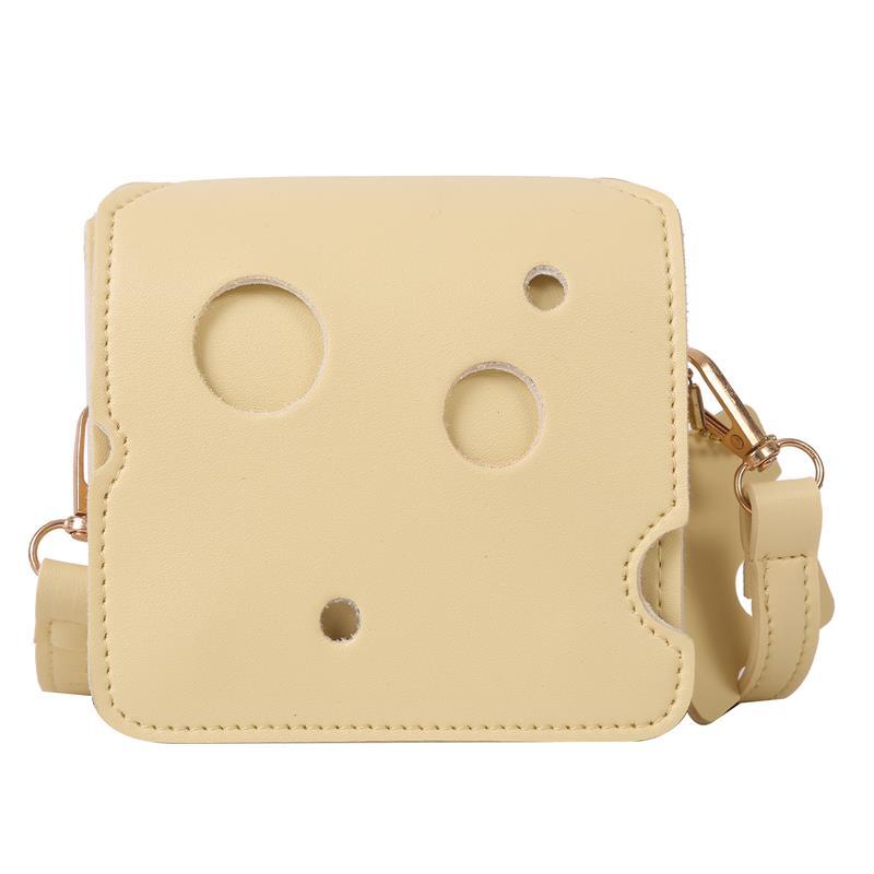 Cheese bag 2022 new women's summer fashion high-end texture niche design This year's popular messenger bag explosion