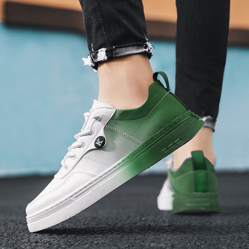 Herren kleine weiße Sommer atmungsaktive neue Board-Trend vielseitige lässige Herren-Sportschuhe_voghion.com