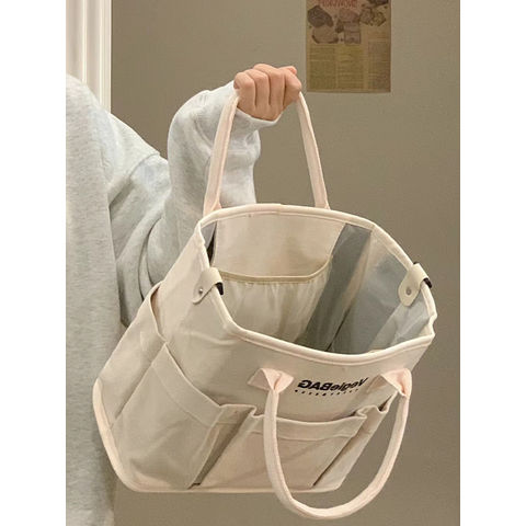 日本vegiebag妈咪包手提母婴包外出轻便大容量妈妈包女帆布托特包