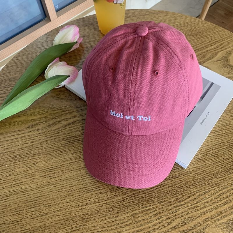 Showing white and thin explosive style Korean ins net red tide brand baseball cap female summer Korean version showing face small hat peaked cap