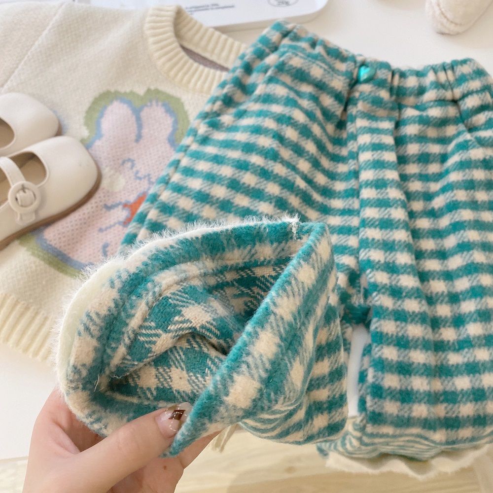 韩国童装女童兔子毛衣针织衫秋装新款洋气中小童甜美宝宝上衣