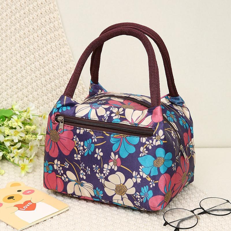 Korean style new lunch bag waterproof lightweight canvas women's bag handbag mom small cloth bag mommy cloth bag mobile phone bag