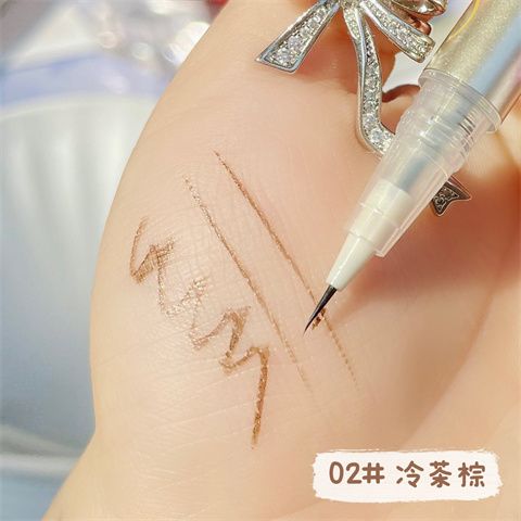 眼線筆軟毛細頭極細液體下睫毛筆新手防水汗持久不暈染臥蠶內眼線