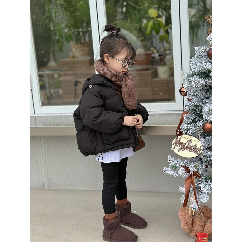 Girls' winter clothes thickened cotton clothes foreign style children's baby short bread clothes cotton clothes warm casual jacket trendy