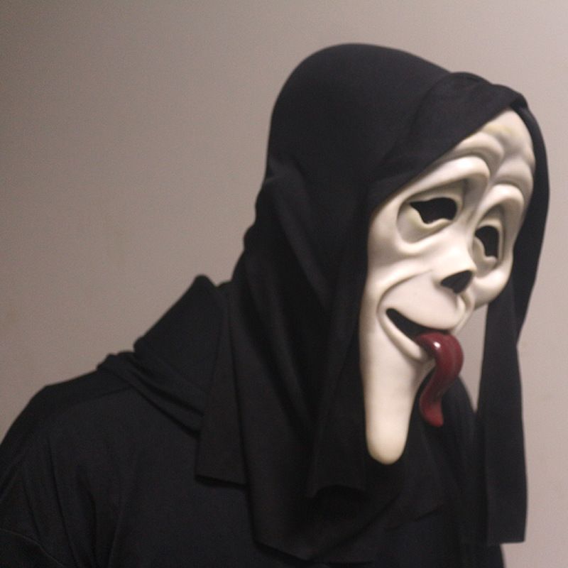 萬聖節 角色扮演Halloween Funny Death Horror Skull Mask 萬圣節恐怖骷髏-一休服裝