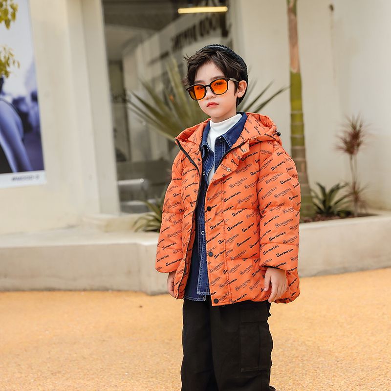 兒童羽絨服男童2022新款洋氣男寶寶童裝加厚潮韓版寬鬆冬裝外套