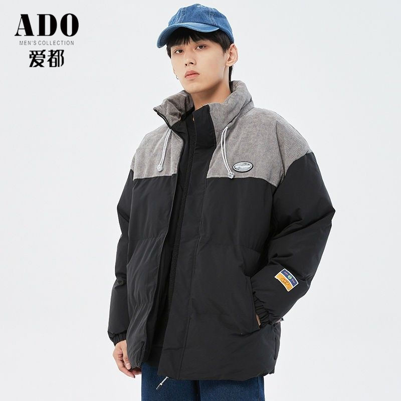 European and American ins cotton clothing autumn and winter trendy brand cotton clothing thickened and warm men and women Hong Kong style loose and versatile cotton jackets