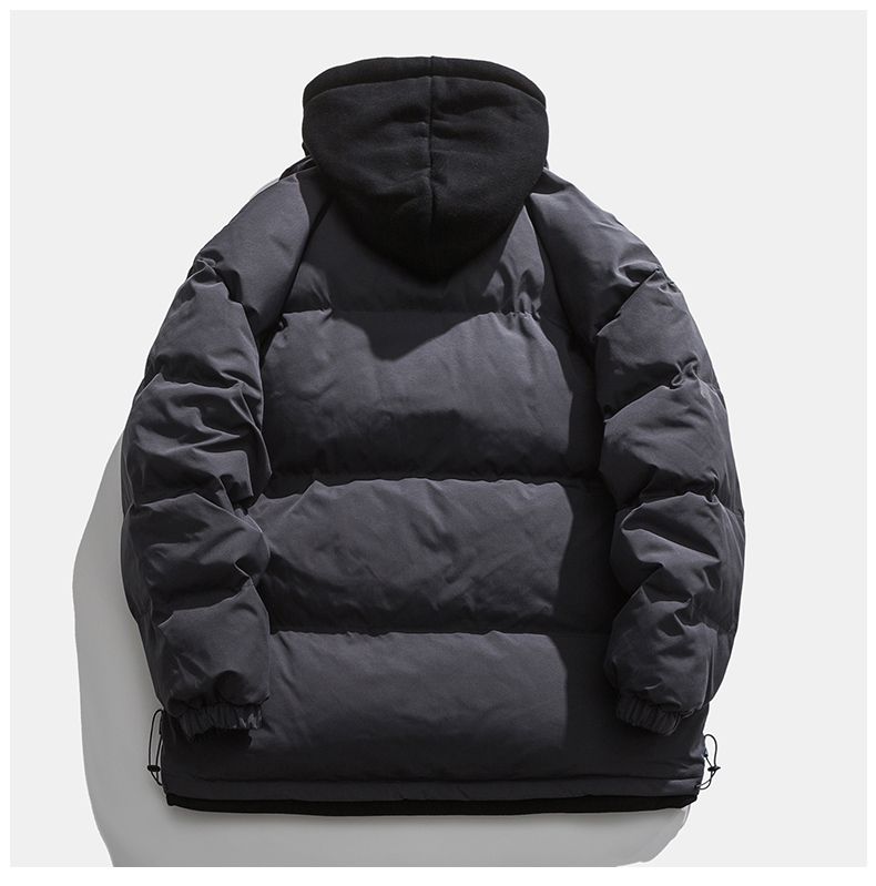 Herren Daunenjacke Mit Kapuze Winterjacke Dick Gefüttert_voghion.com